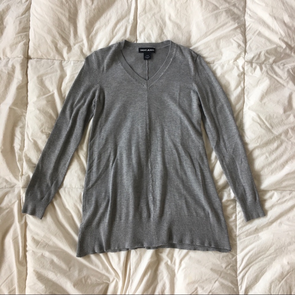 DKNY V-Neck Cardigan Sweater